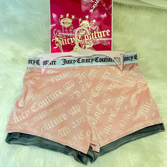 *BRAND NEW* Juicy Couture 2 Pack Velour Sleep Shorts - Size S - Picture 2 of 5